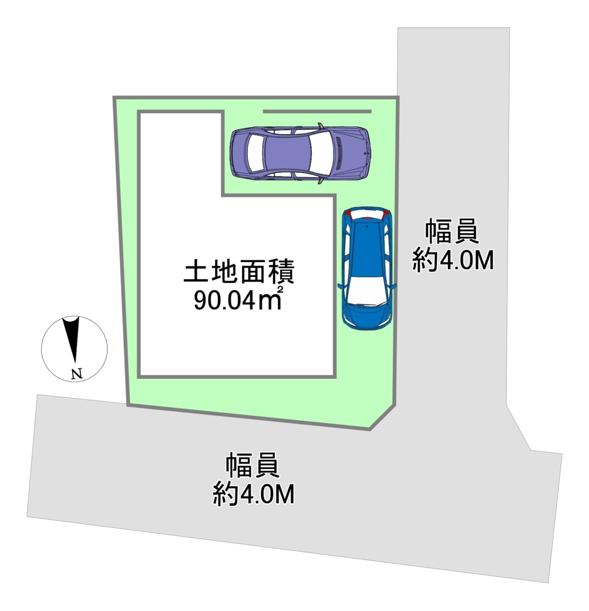 大阪市旭区清水1丁目 1号地